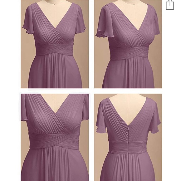 NEW Mauve evening dress - Picture 5 of 7